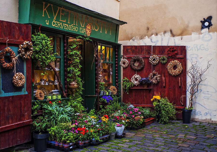 Kwiaciarnia w Pradze puzzle online