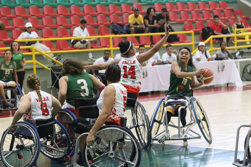 Koszykówka dla wózków inwalidzkich puzzle online