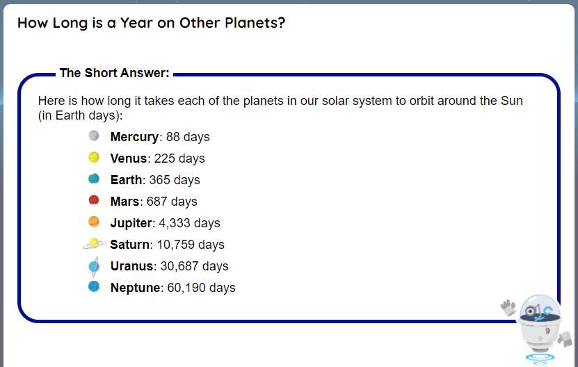 Ile masz lat we Wszechświecie? puzzle online