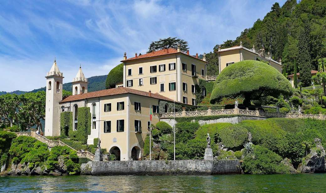 Villa Balbianello Lecco nad jeziorem Como puzzle online