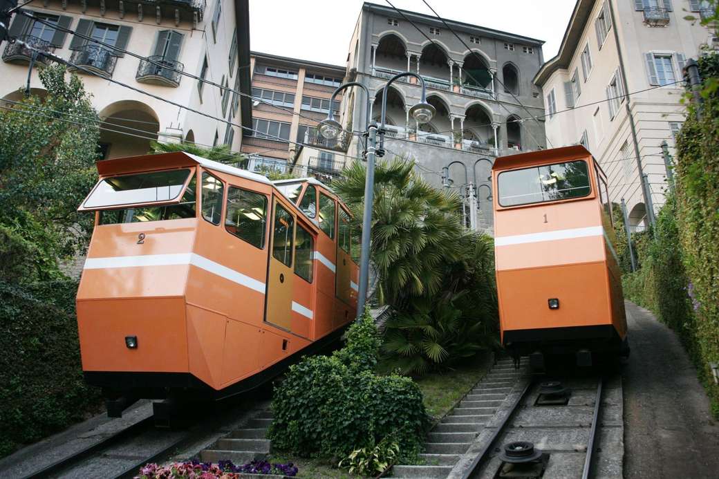 Miejska kolejka linowa Bergamo Lombardia puzzle online