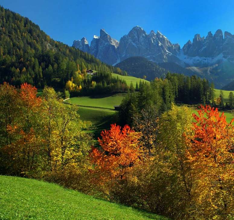 Geislerspitzen Dolomity Południowy Tyrol puzzle online