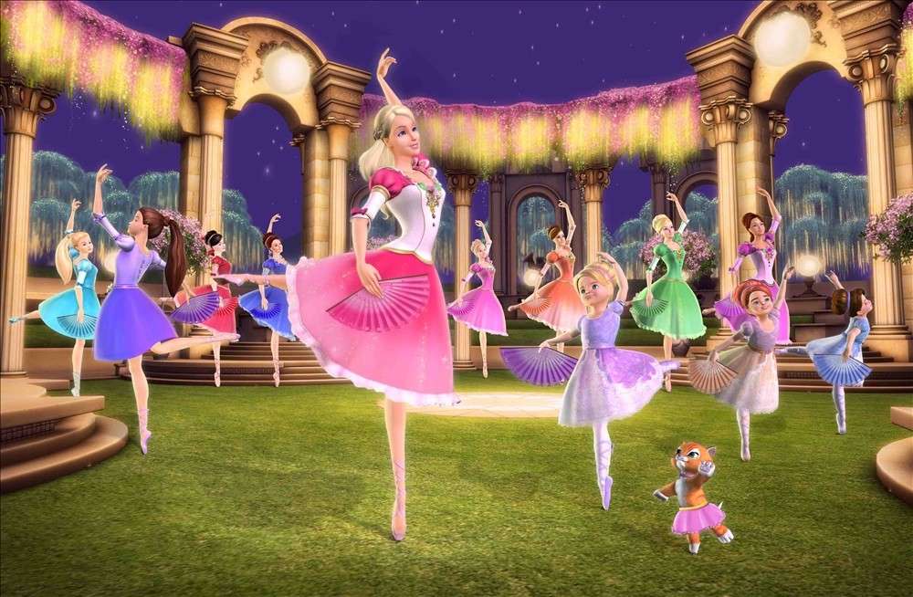Barbie i 12 tańczących księżniczek puzzle online