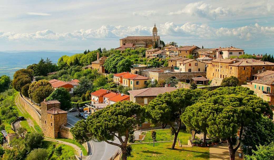 Montalcino w Toskanii puzzle online