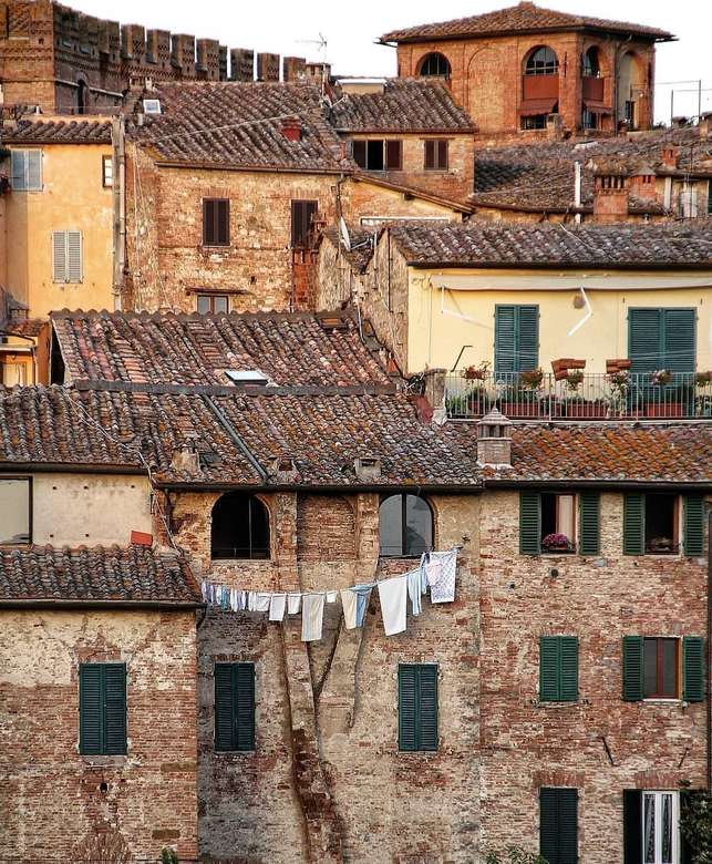 Stare miasto Siena Toskania puzzle online