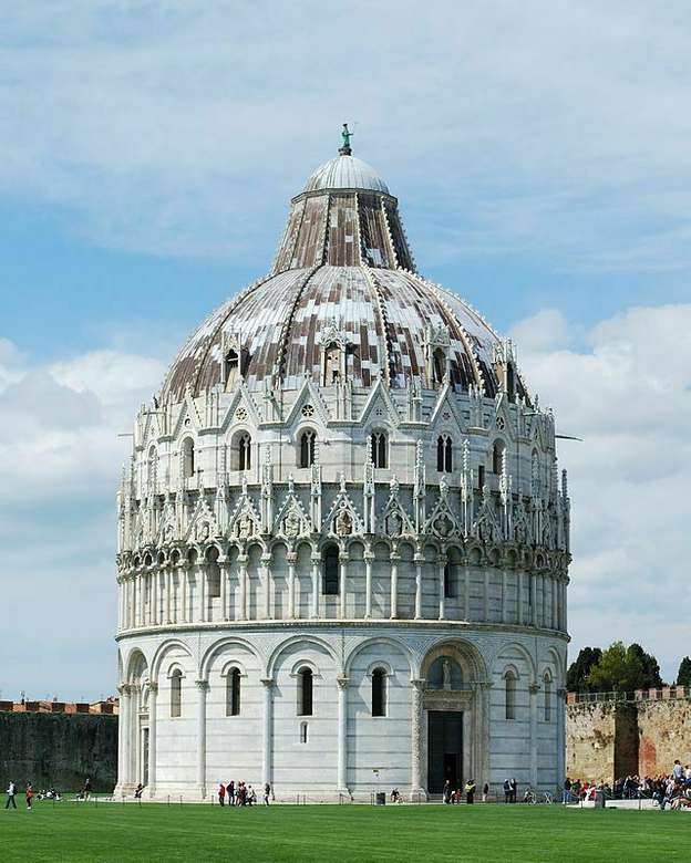 Pisa Baptysterium Toskania puzzle online