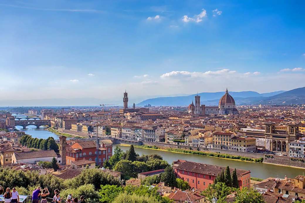 Florencja pejzaż Toskania puzzle online
