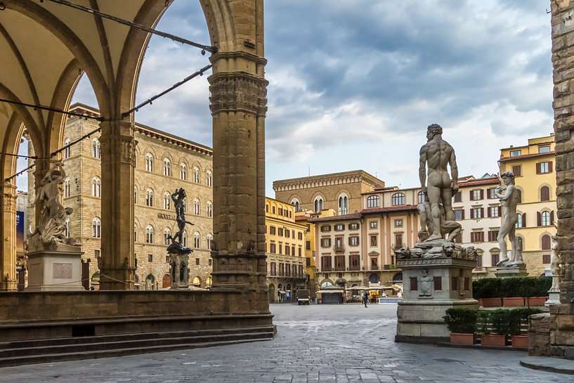 Florencja Piazza della Signorina Toskania puzzle online