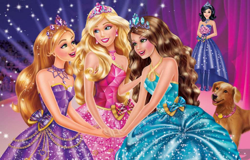 Barbie i Akademia Księżniczek puzzle online