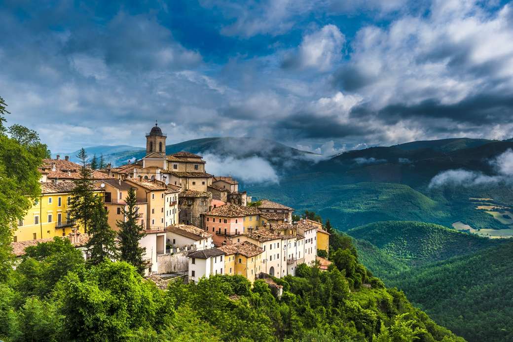 Umbria, zielone centrum Włoch puzzle online
