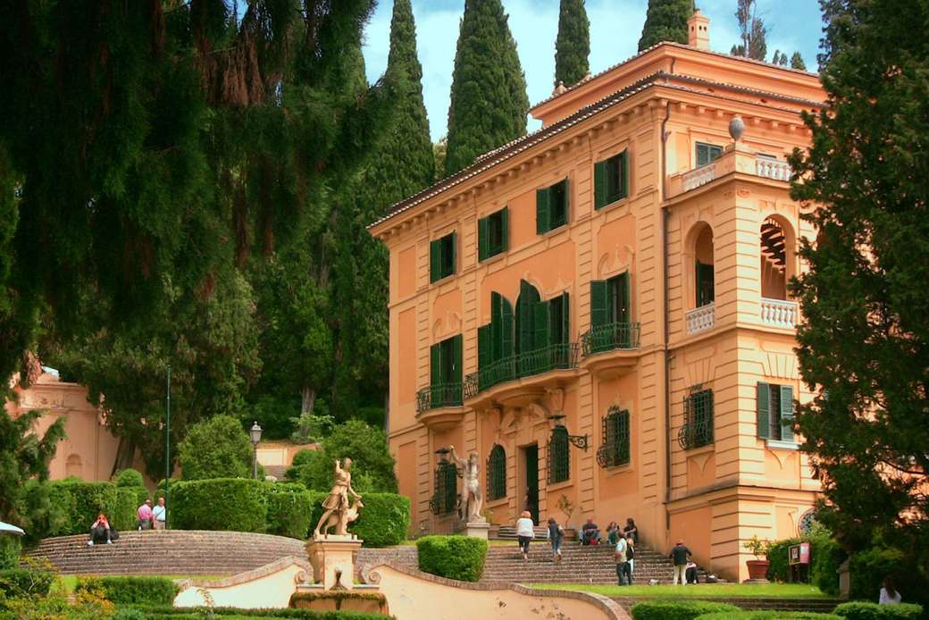 Spello Villa Fideli w Umbrii we Włoszech puzzle online