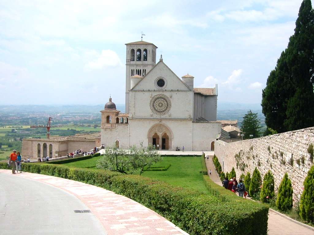 Kathedraal van Assisi van San Francesco online puzzel