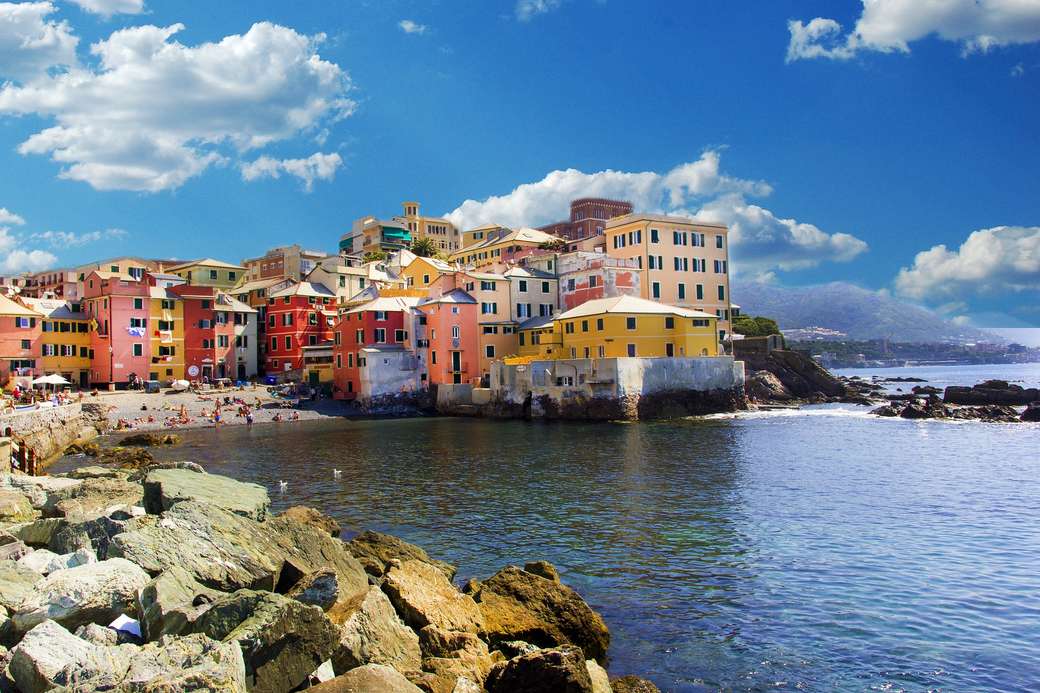 Genoa Bay Liguria Włochy puzzle online