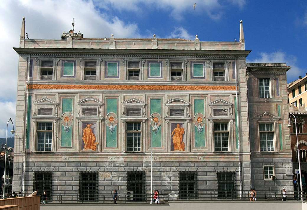 Genua Palazzo San Giorgio Liguria Włochy puzzle online