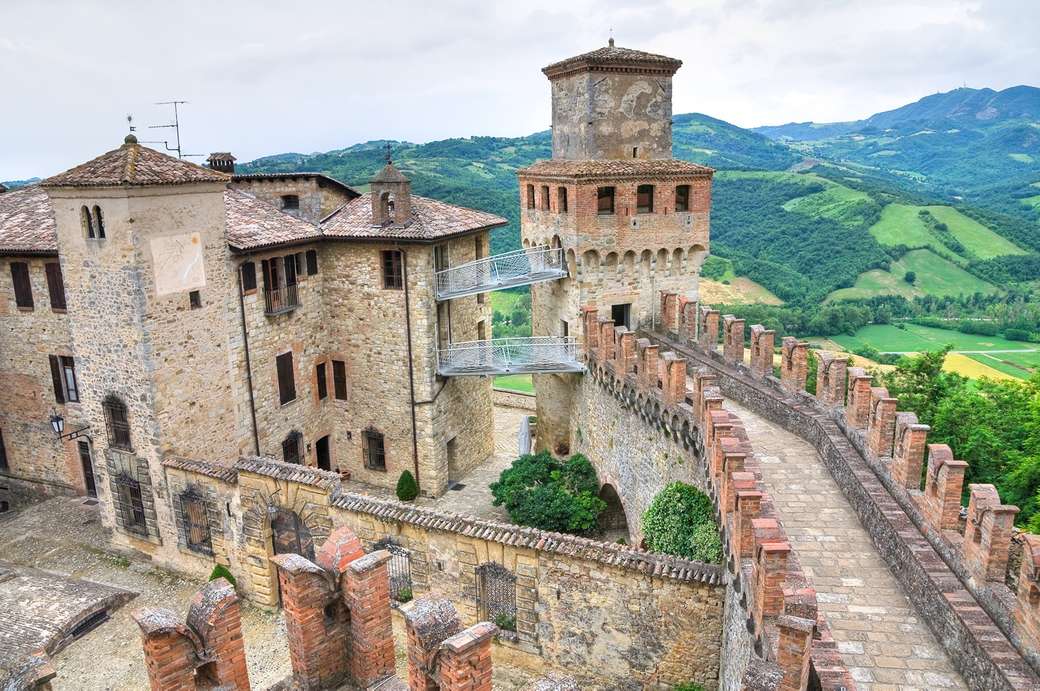 Castello di Vigoleno Emilia Romagna, Włochy puzzle