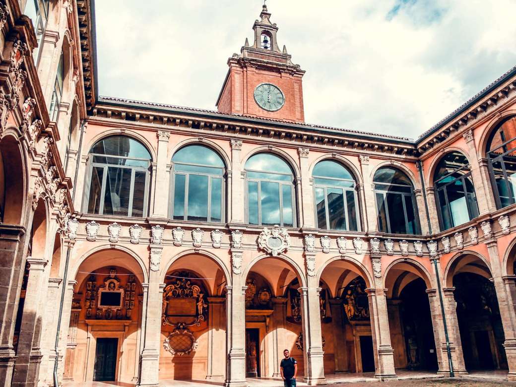 Bologna Palazzo Library Emilia Romagna, Włochy puzzle online