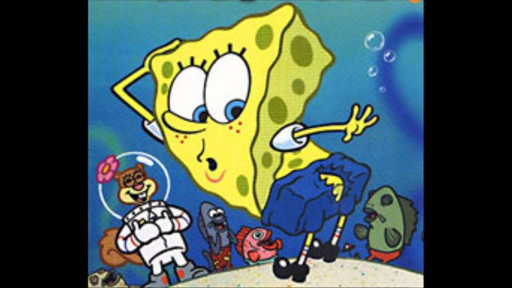 SpongeBob rozdarł spodnie puzzle online