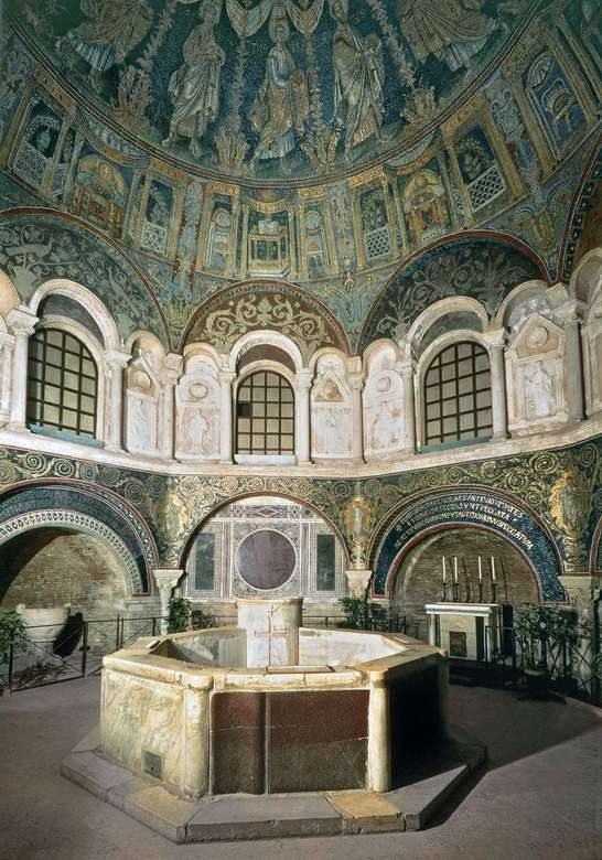 Baptysterium w Rawennie, Emilia Romagna, Włochy puzzle online