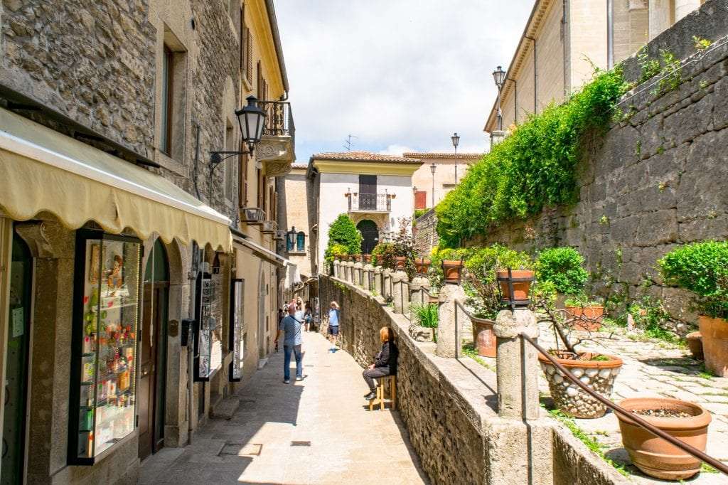 San Marino in Italië legpuzzel