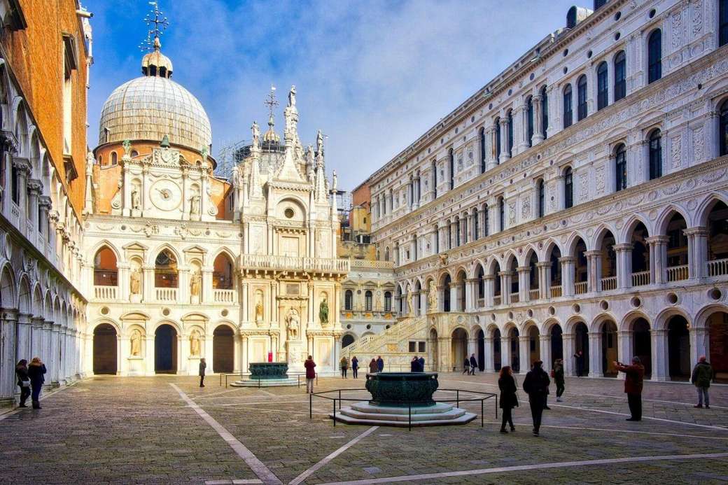 Katedra San Marco i Piazza San Marco Wenecja puzzle online