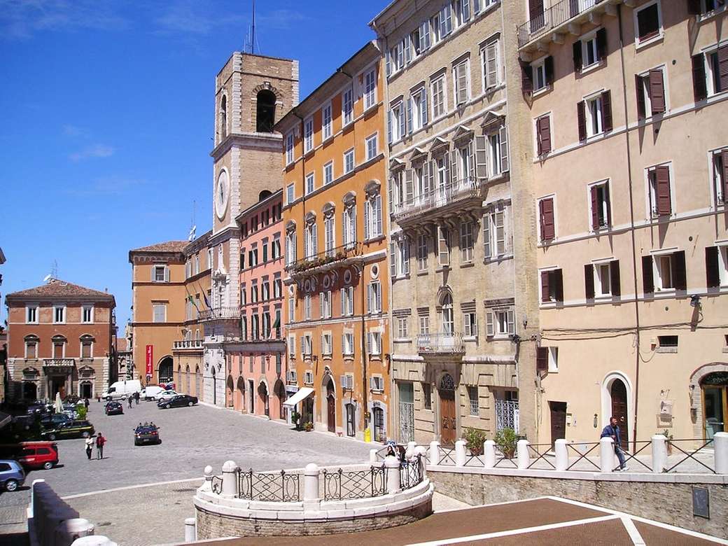 Ancona het centrum van Marche Italië puzzel