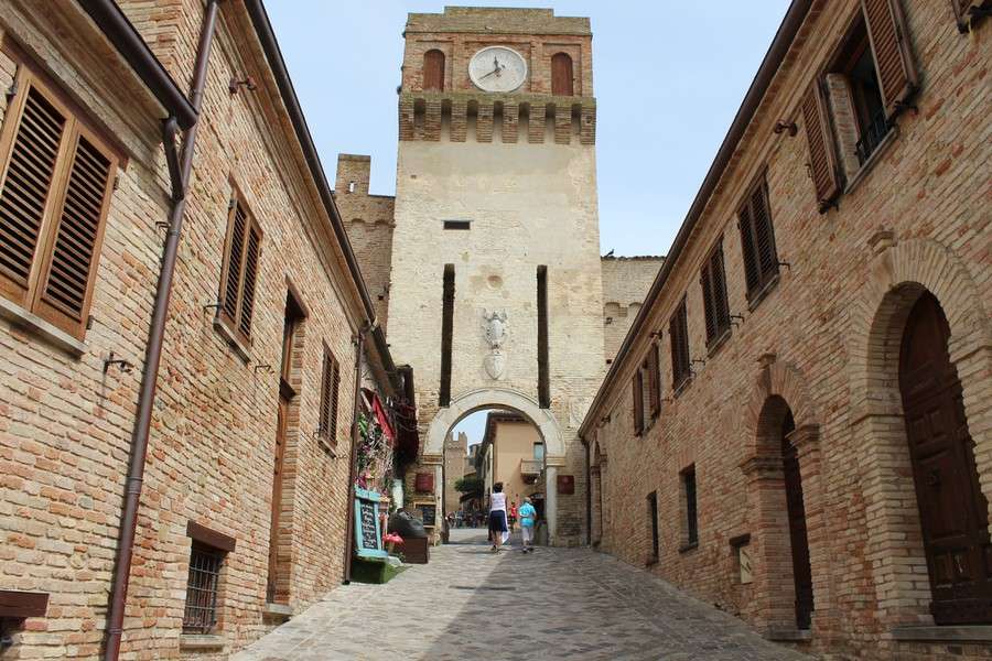 Castello di Gradara Marche, Włochy puzzle online