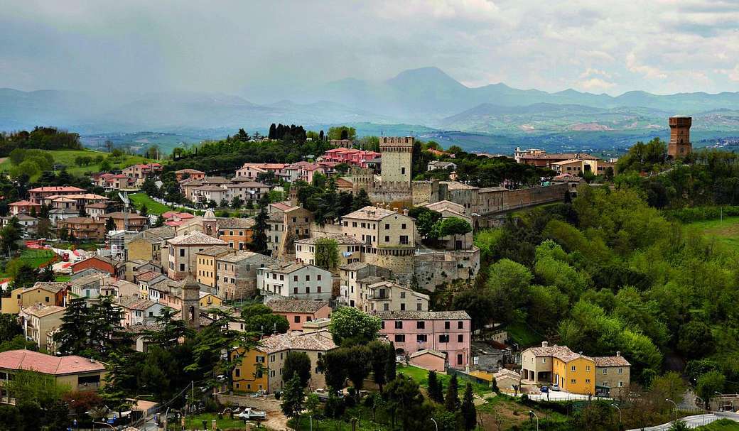 Region Offagna w regionie Marche we Włoszech puzzle online