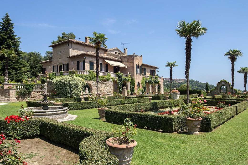 Pesaro Villa Cattani Stuart Region Marche Włochy puzzle online