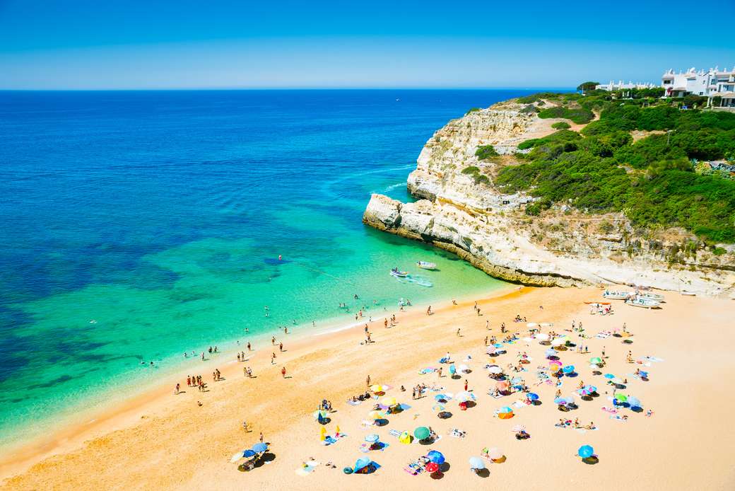 Plaża w Portugalii puzzle online