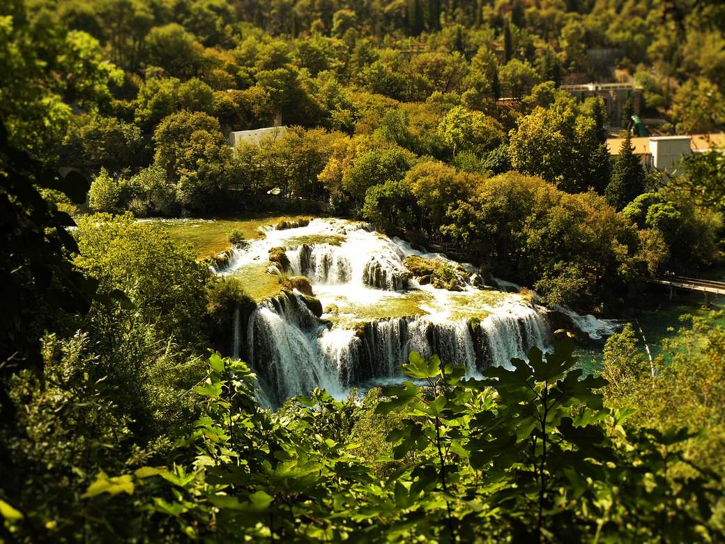 Wodospad na rzece Krka puzzle online