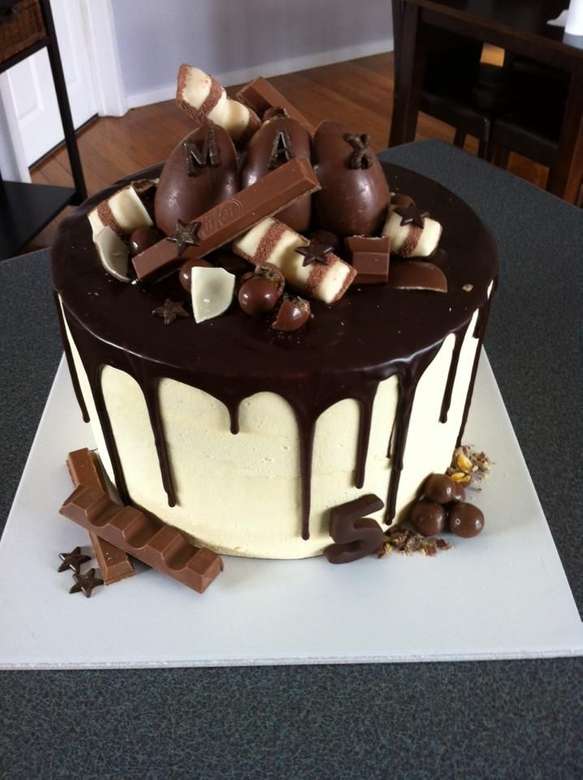Ciasto czekoladowe puzzle online
