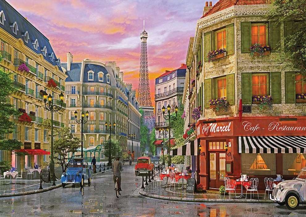 Ulice Paryża. puzzle online