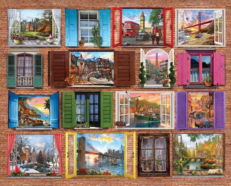 Okna na świat. puzzle online