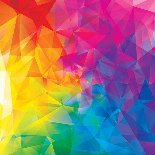 Kolorowa, kolorowa mozaika puzzle online