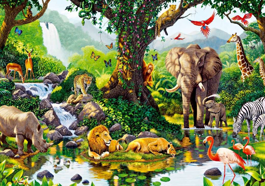 Dżungla Ariel Choez puzzle online
