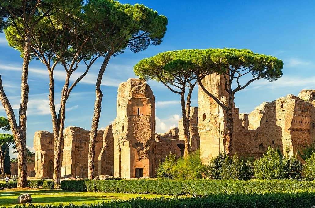Scena plenerowa Karakalli w starożytnym Rzymie puzzle online
