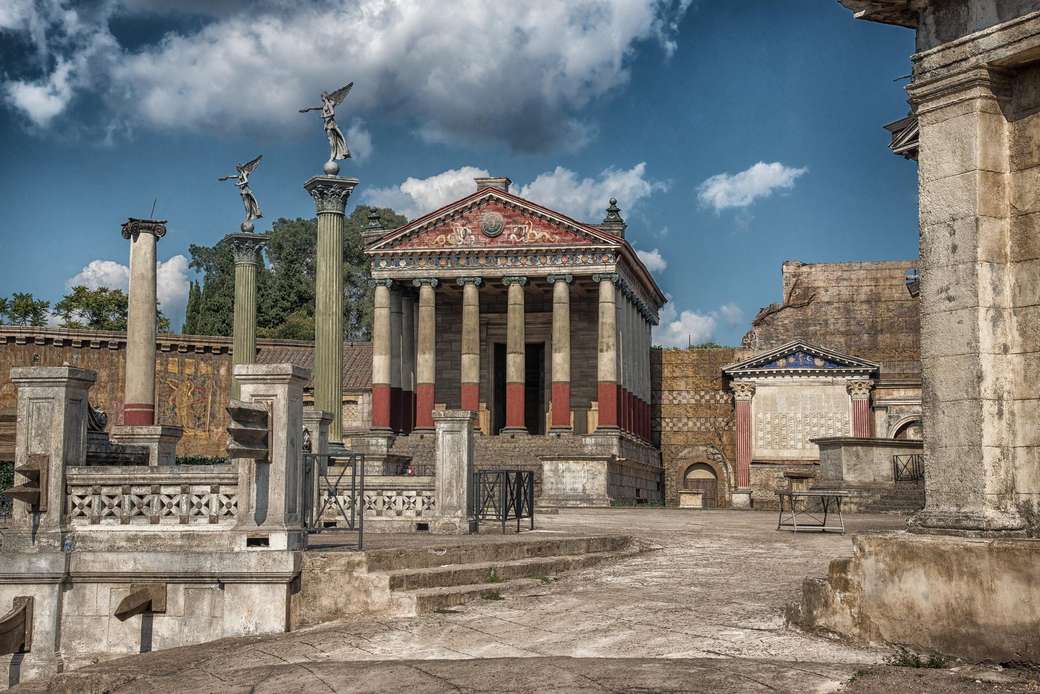 Rzymskie miejsce kręcenia filmów starożytnych puzzle online