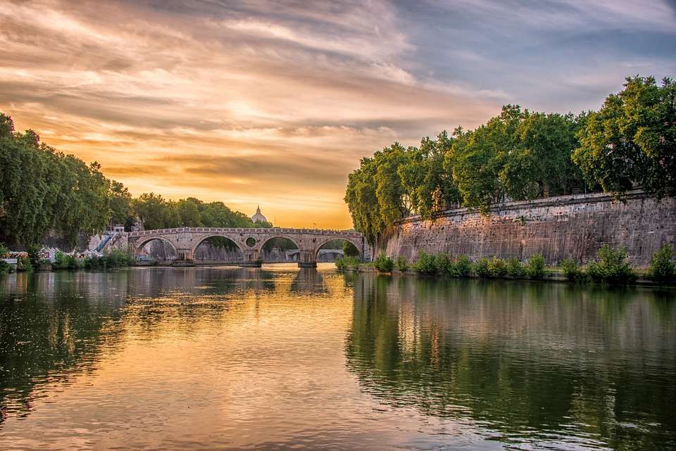 Rzymski most nad Tybrem puzzle online