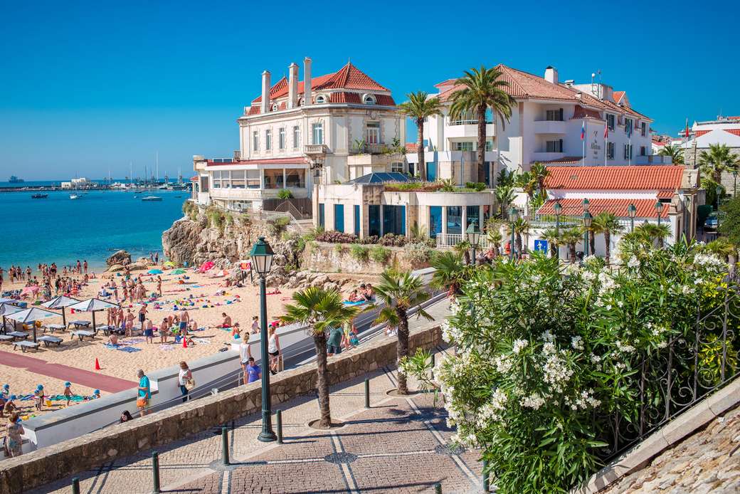 hotel przy plaży w portugalii puzzle online