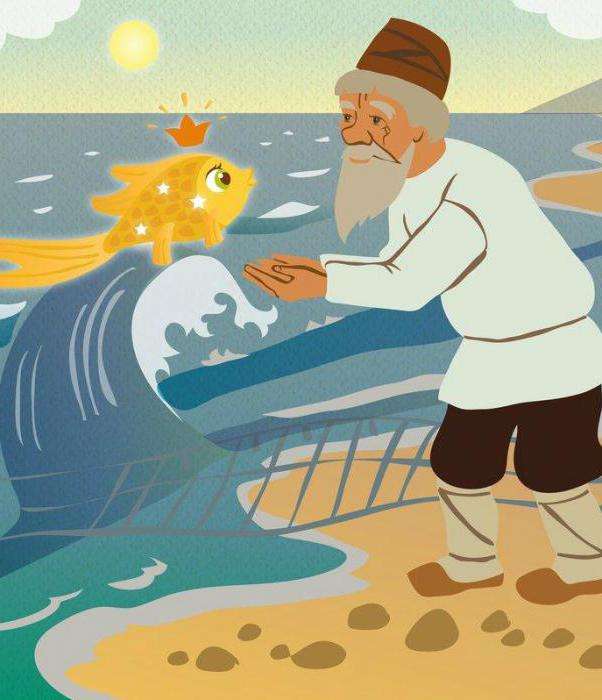 o rybaku i złotej rybce puzzle online