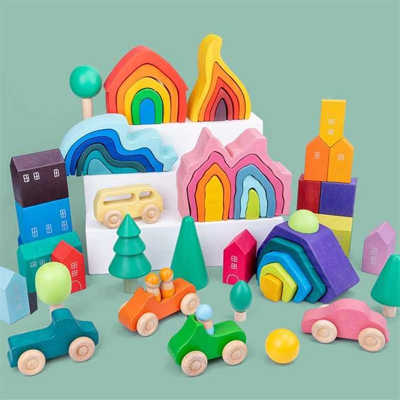 drewniane zabawki puzzle online