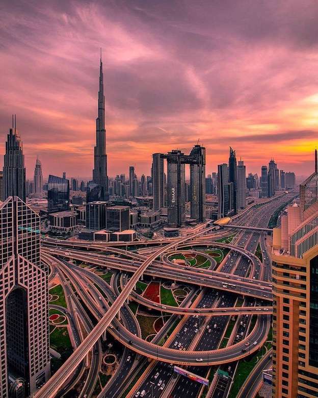 Miasto Dubaj puzzle online