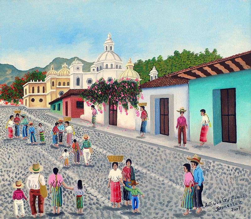 Antigua Guatemala puzzle online
