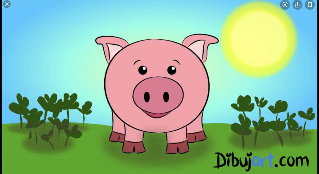 Szalona świnia puzzle online