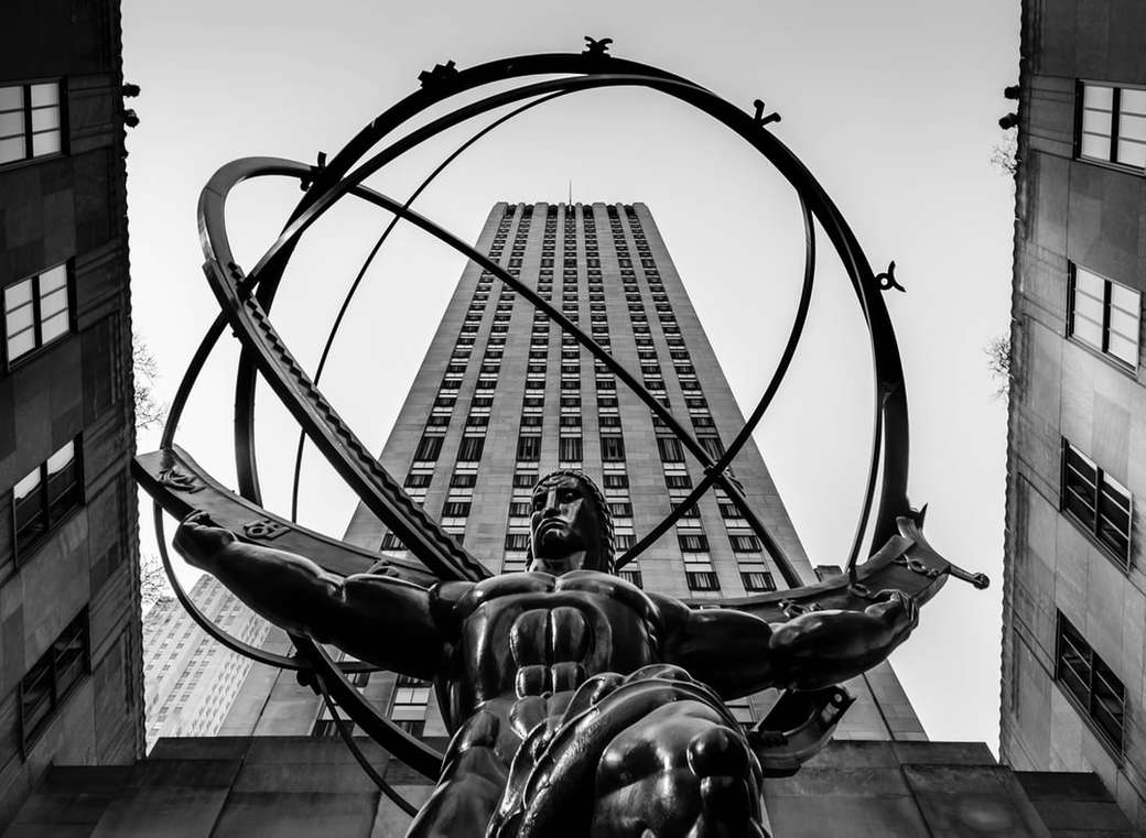 Atlas Statue, Nowy Jork 2018 puzzle online