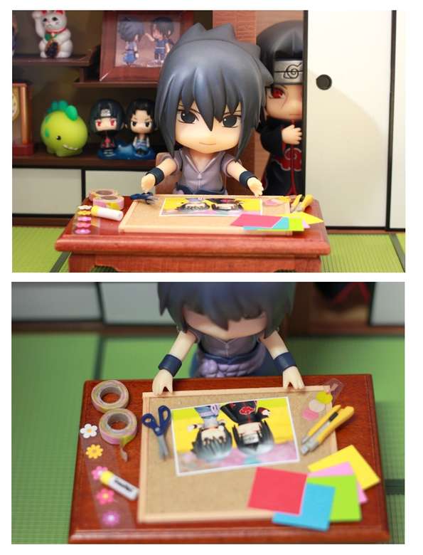 Sasuke świętuje urodziny Itachiego puzzle online