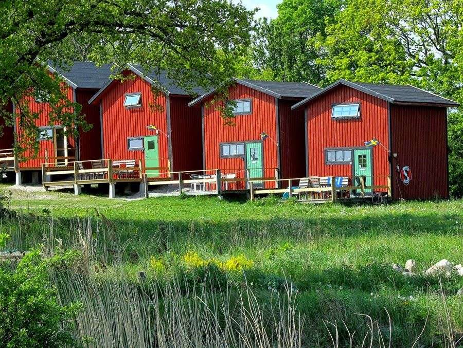 domki letniskowe w szwecji puzzle online