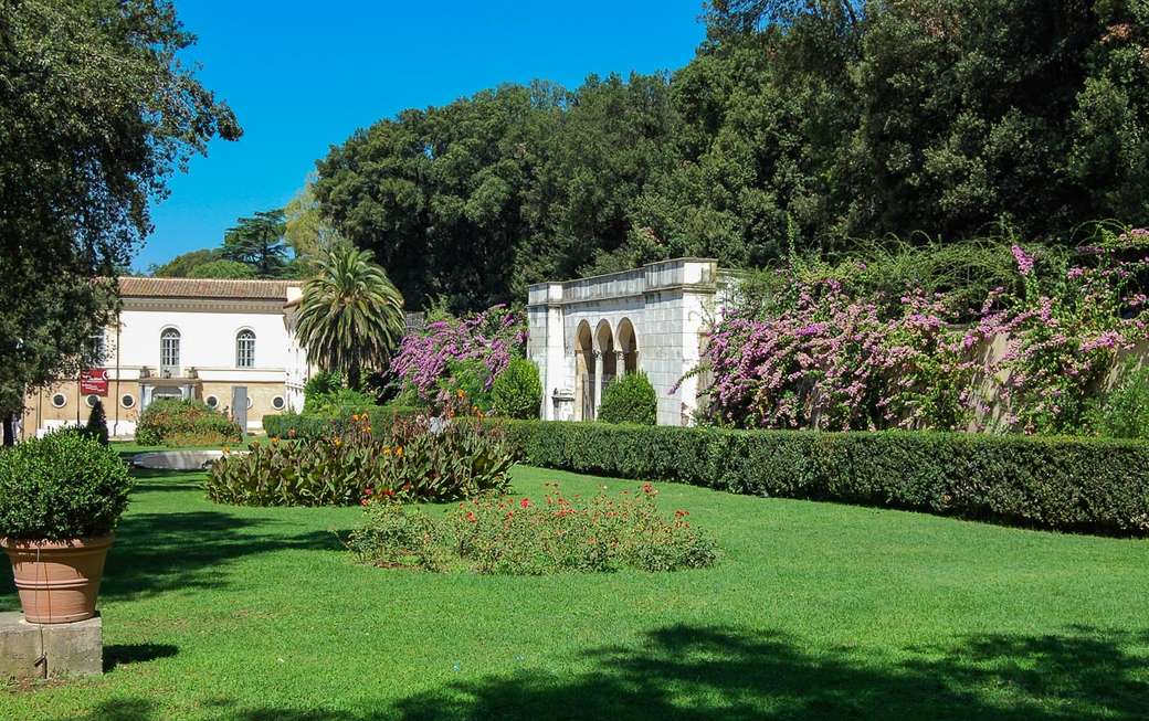 Ogród Villa Borghese w Rzymie puzzle online