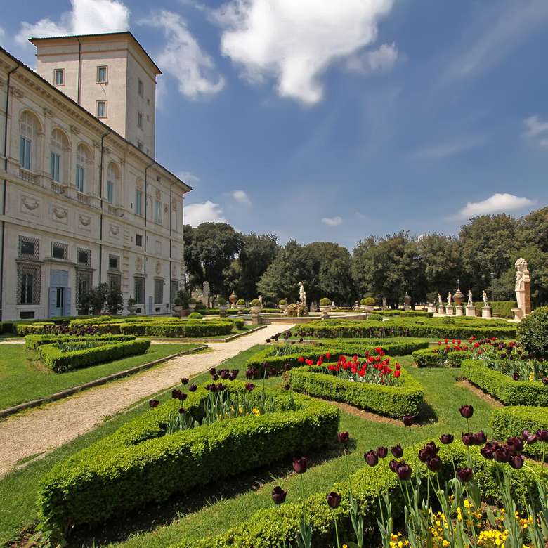 Ogród Villa Borghese w Rzymie puzzle online