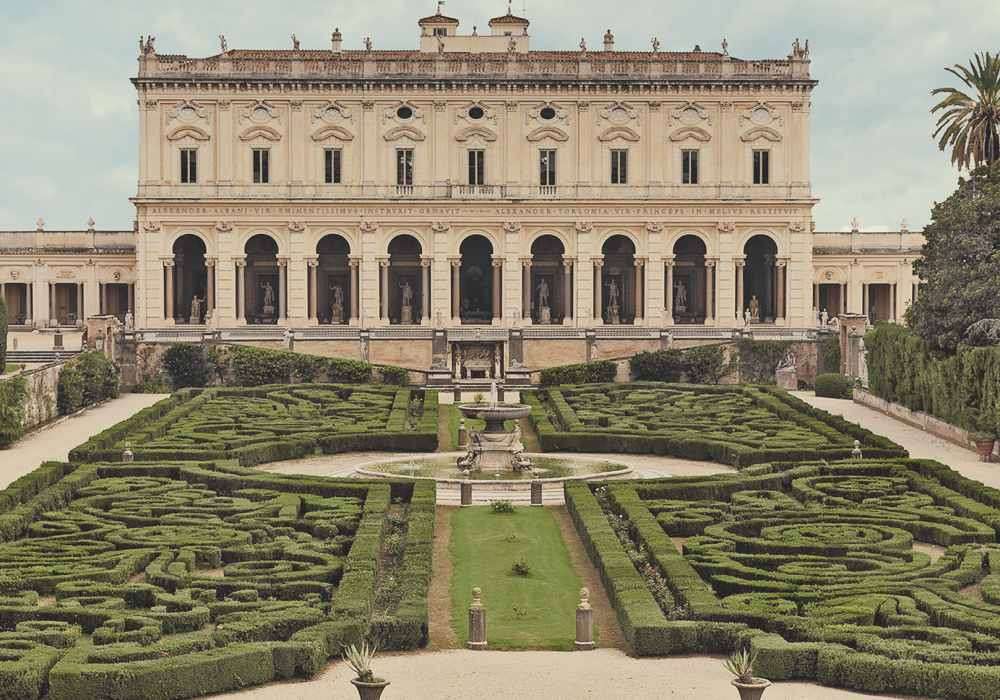 Villa Albani z ogrodami Rzym puzzle online